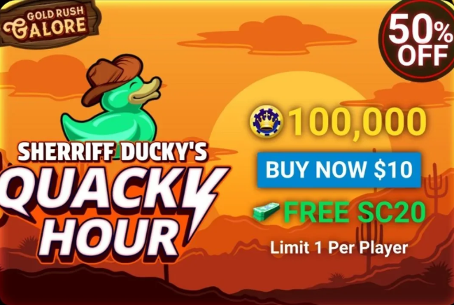 Quacky Hour gold and SC bonus example